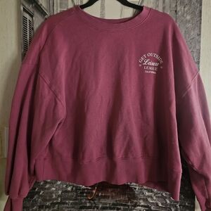 Old Navy Get Outside Leisure League Pullover Sweatshirt - Pink XL